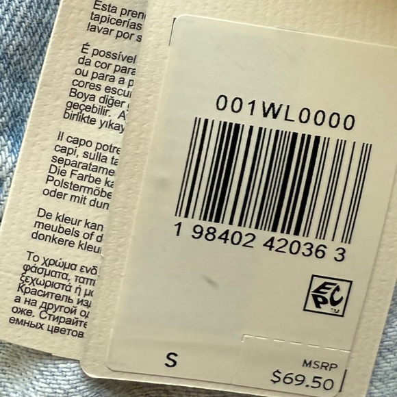 Levi’s Thora Denim Mini Dress size Small NWT - Picture 7 of 7